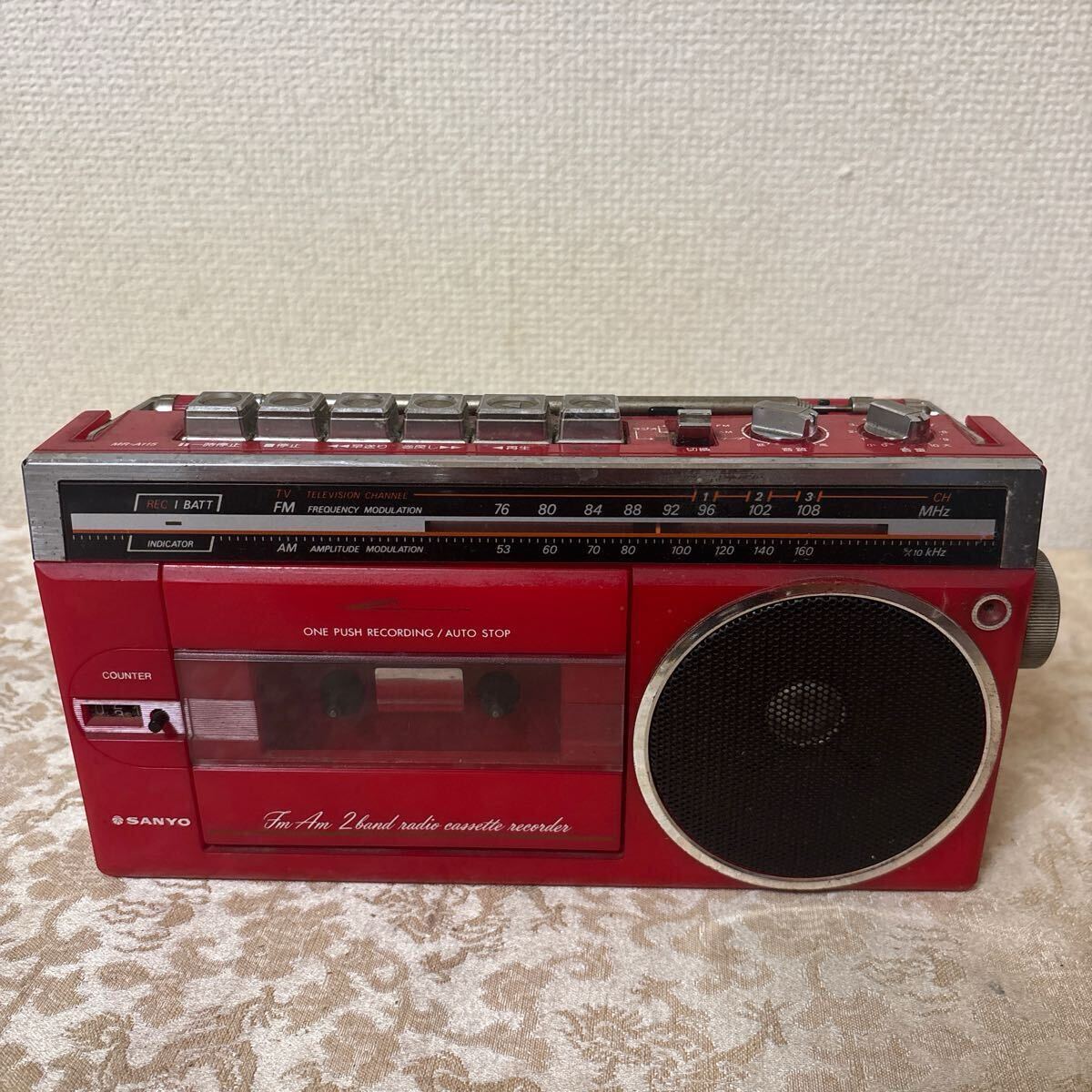 ジャンク品 ラジカセ MR-A115 サンヨー レトロ拍卖