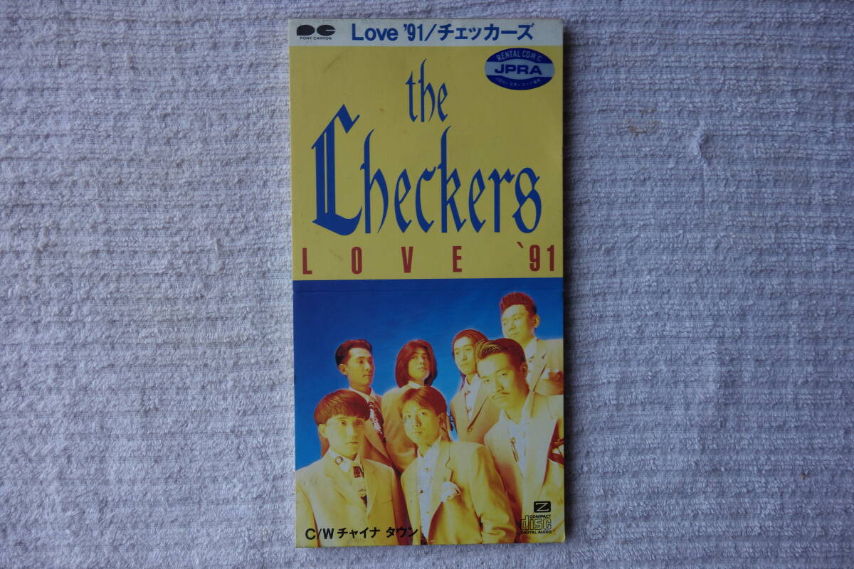 ★ チェッカーズ 【Love'91 / チャイナタウン】 8㎝シングル SCD PCDA-00171 レンタル落ち拍卖