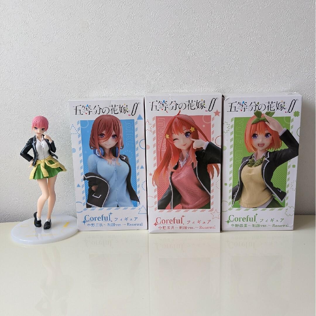 Coreful 五等分の花嫁 中野一花 三玖 四葉 五月 フィギュア 4点セット拍卖