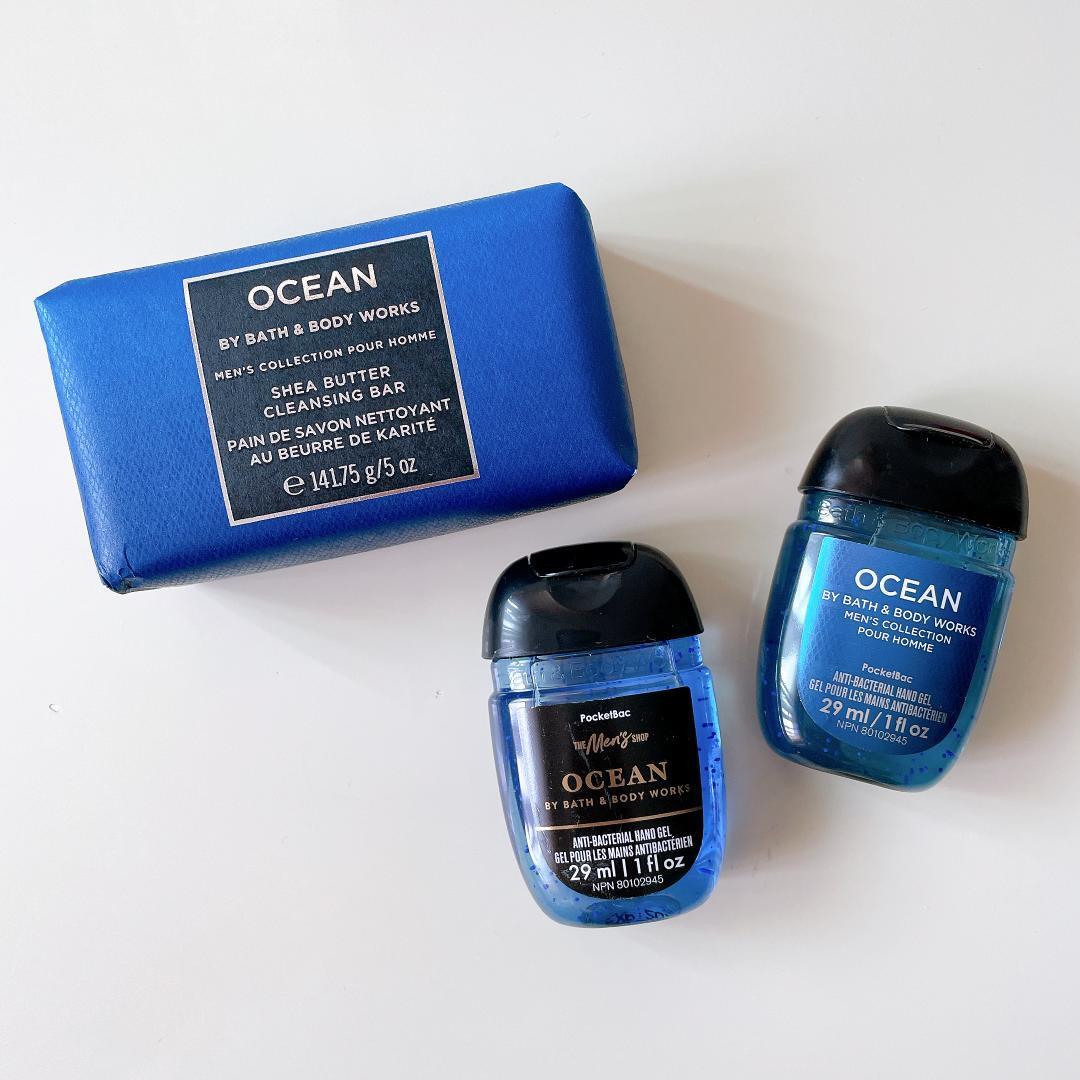 バスアンドボディワークス OCEAN クレンジングバー・ハンドサニタイザー拍卖