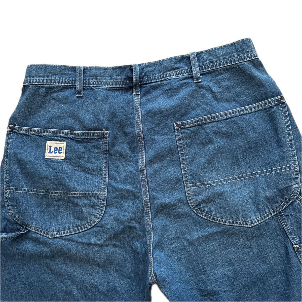 美品 フェード Lee デニムペインター LM7288 W36 XL ユーズド加工 ペインターパンツ 復刻 288 ハンマーループ拍卖