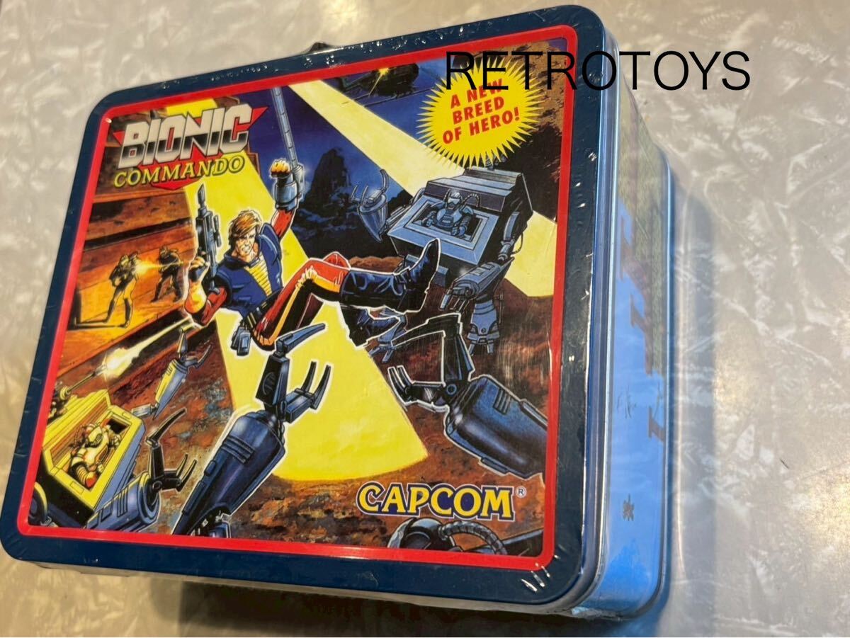 超希少激レア奇跡の未開封新品 CAPCOMヒットラーの復活バイオニックコマンドーランチボックス拍卖