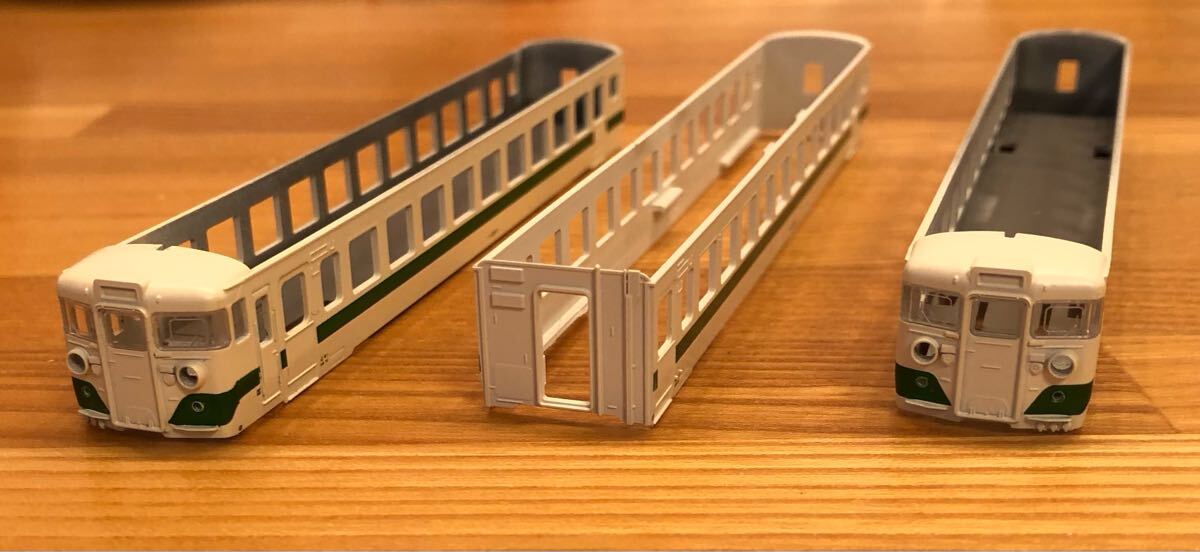 KATO JR 455系グリーンライナー 車体 クハ+モハ+クモハ拍卖