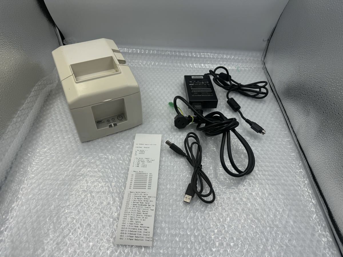 S3968) 中古 Star /TSP650 サーマル レシートプリンタ シリアル 動作確認(庚1)拍卖