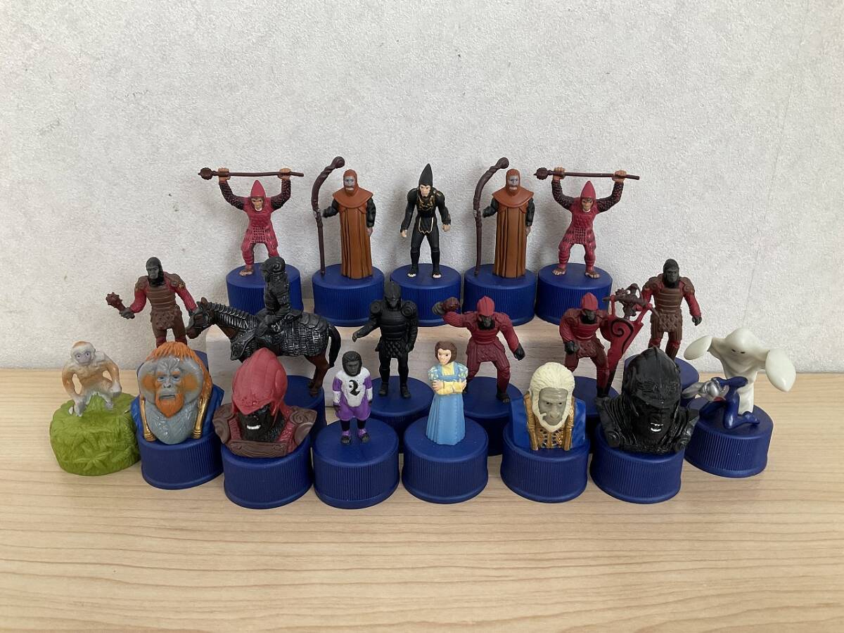 【8-13】猿の惑星 ペプシマン ボトルキャップ まとめ売り キズ・汚れ含む 19個 拍卖