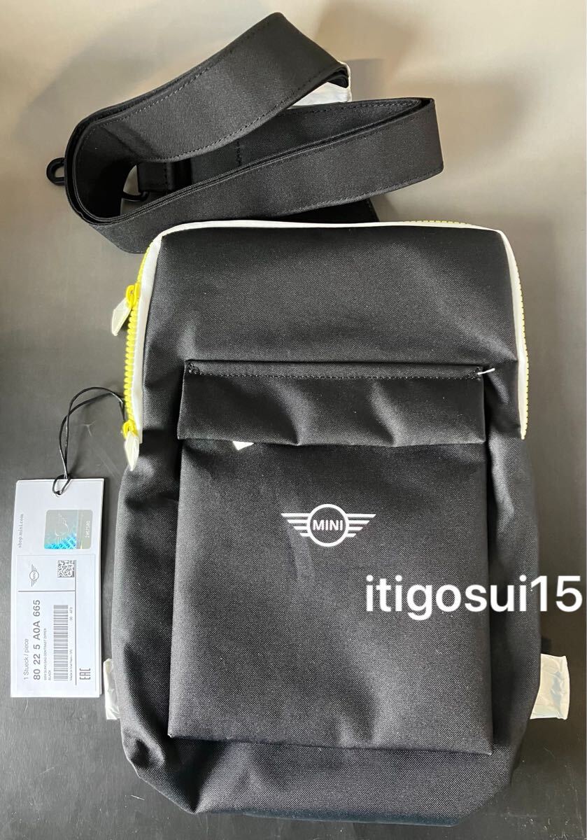 ★【未使用】BMW MINI ミニクーパー Cooper★ショルダーバッグ 黒 ブラック 斜め掛け バッグ カバン拍卖