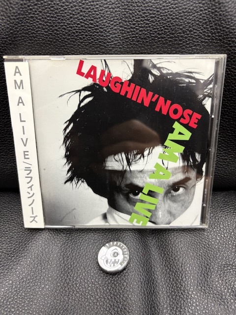 美品★LAUGHIN' NOSE/ラフィンノーズ★AM A LIVE★缶バッジ付★SASTARCLUBPOGOKENZI&THETRIPSThe STRUMMERSCOBRA拍卖