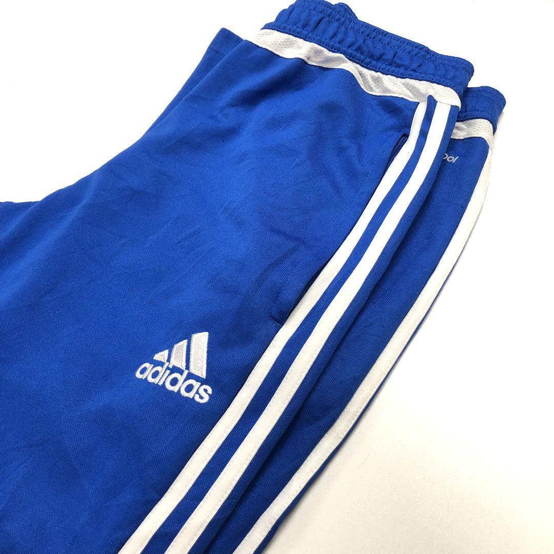 adidas ジョガーパンツ ジャージ ブルー メンズXL拍卖