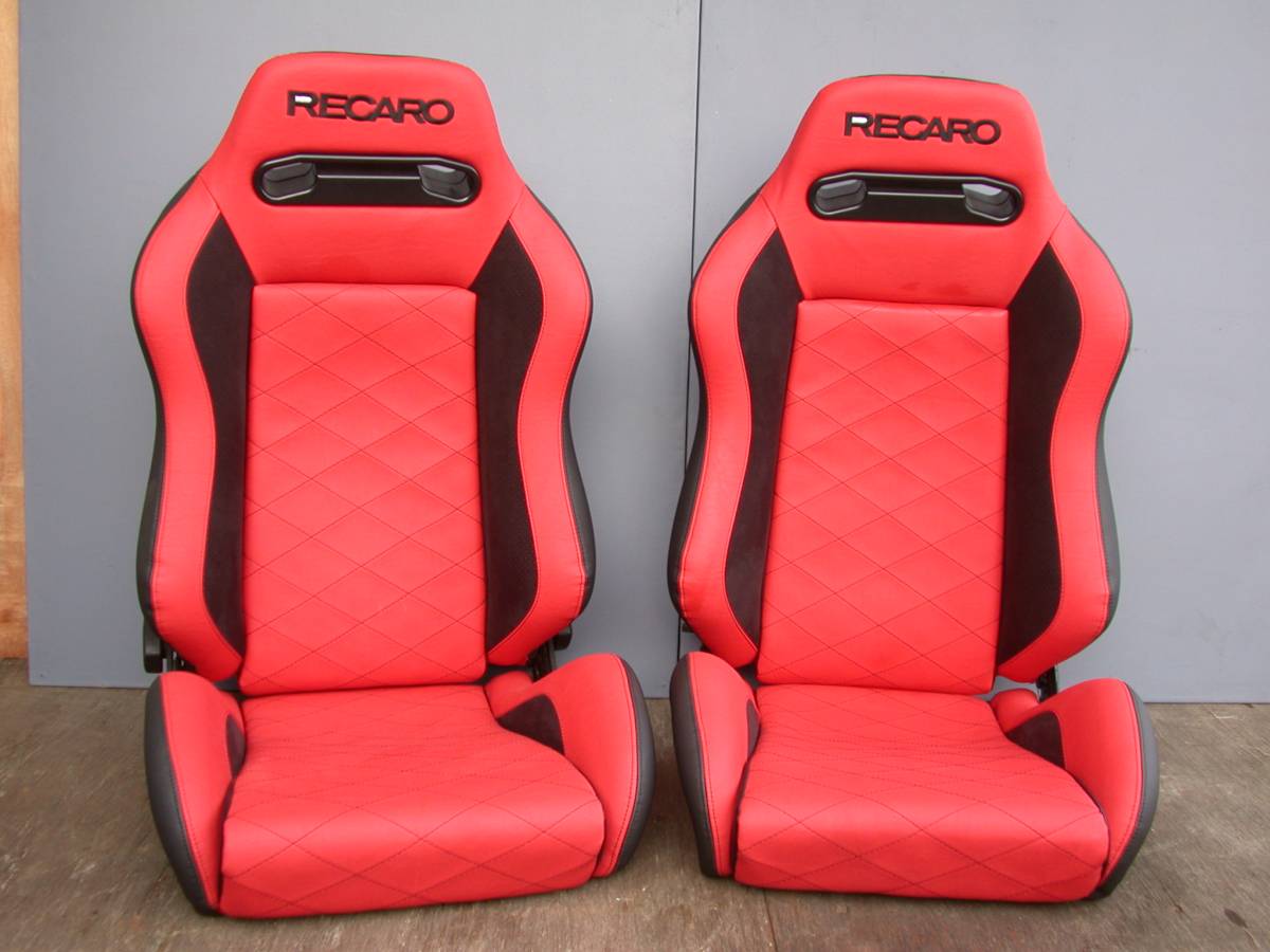 recaro SR カスタム 張替済み未使用 2脚セット 内装~リヤーシート張り替え~可能です 26拍卖