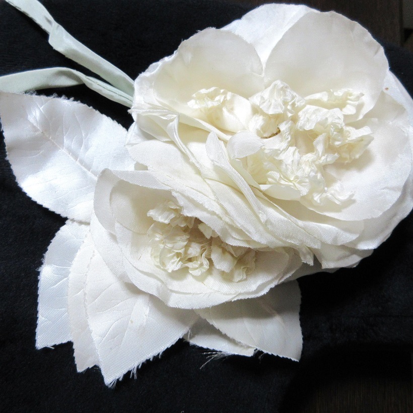 アンティーク ビンテージ 布花 ビスクドール 人形 帽子 拍卖