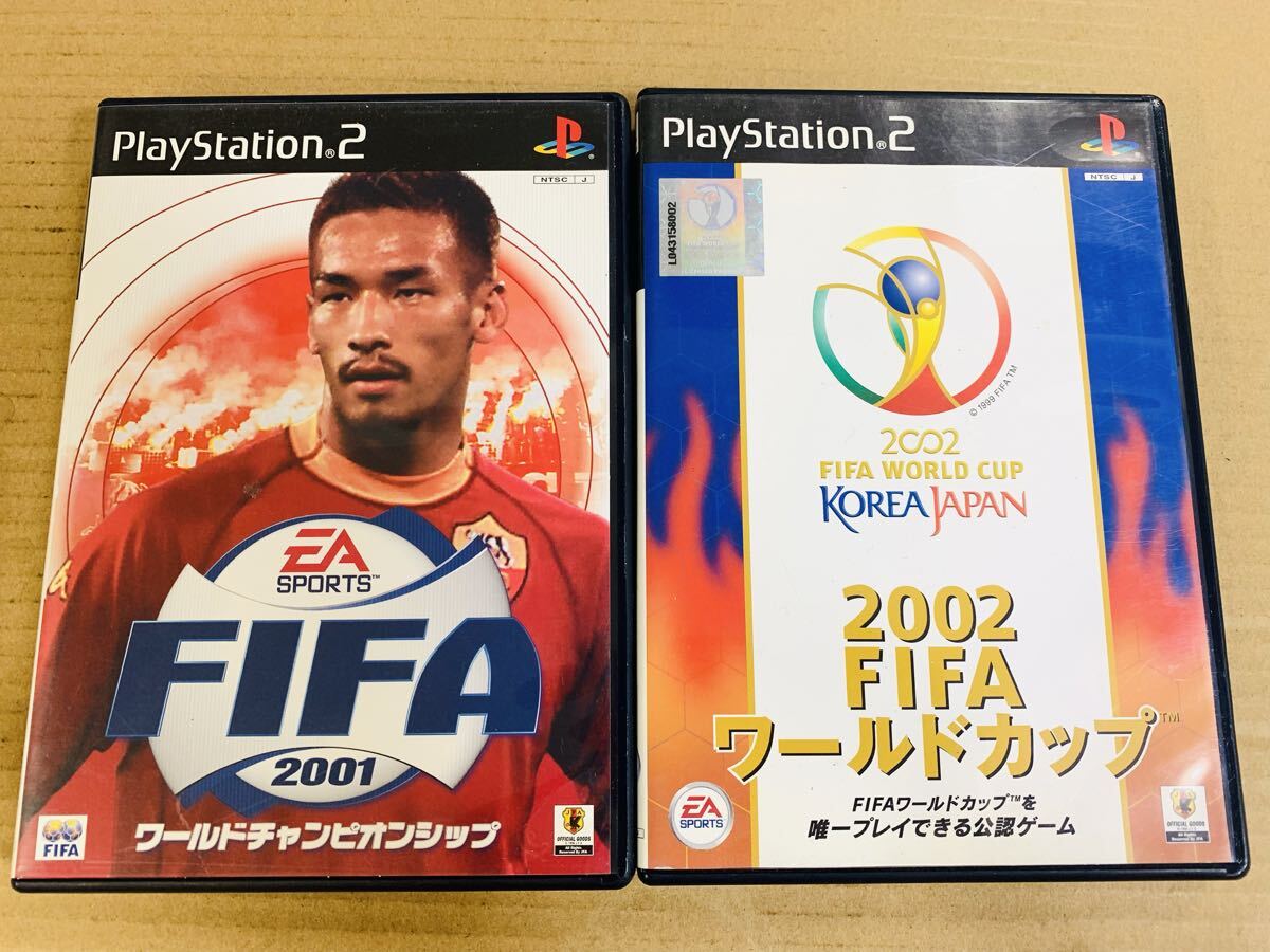 PS2ソフト 2本セット★FIFA 2001 / FIFA 2002ワールドカップ/プレイステーション2 (P)拍卖
