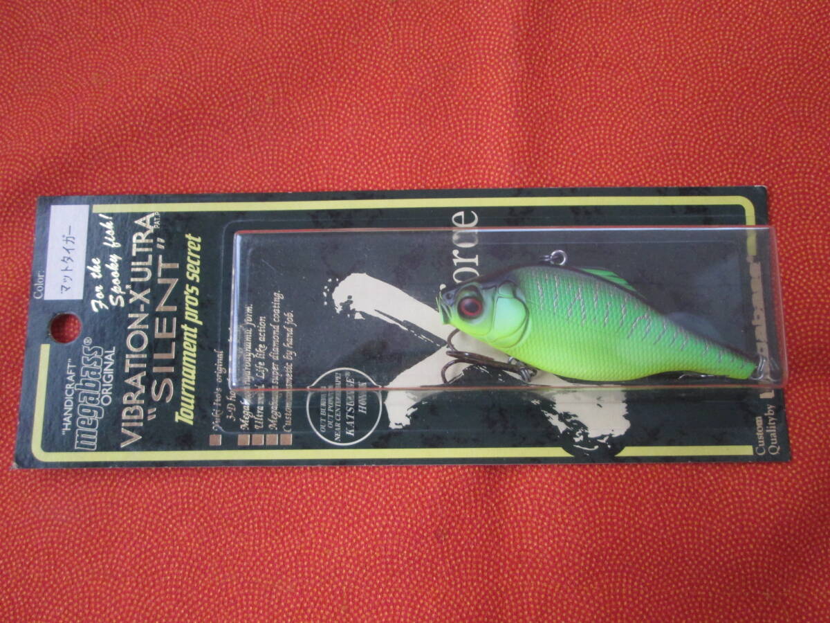 ★新品未開封★オールドメガバス バイブレーションーX ウルトラ サイレント【マットタイガー】Megabass VIBRATIONーX ULTRA SILENT拍卖