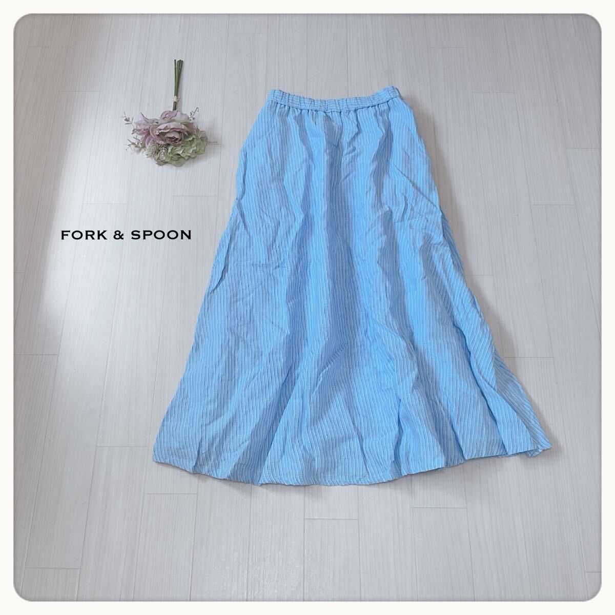 【リネン100% 美品】URBAN RESEARCH DOORS FORK&SPOON アーバンリサーチ フォークアンドスプーン フレンチリネン S ウエストゴム 2848拍卖