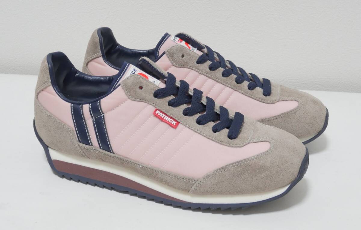 未使用品 パトリック マラソン シュリンプ 40 ピンク スニーカー シューズ PATRICK MARATHON拍卖