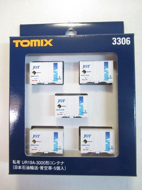 TOMIX 3306 UR19A-3000形コンテナ 日本石油輸送・青空帯 5個入拍卖