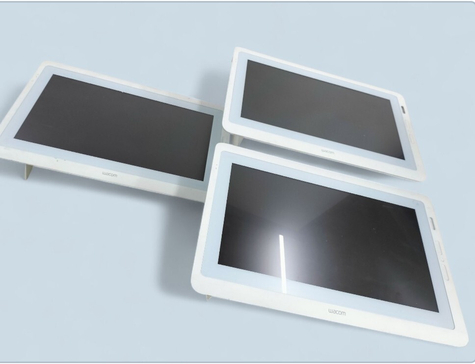 WACOM ワコム 液晶ペンタブレット 15.6インチ DTK-1651 本体のみ ジャンク扱い 3台セット 拍卖
