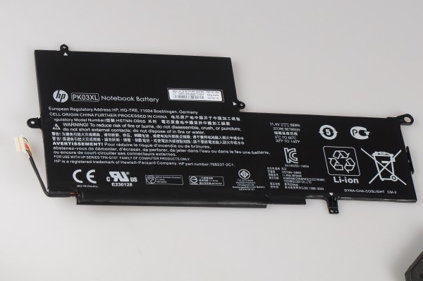 新品 純正 HP Spectre Pro x360 G1 HSTNN-DB6S PK03XL バッテリー 56Wh拍卖