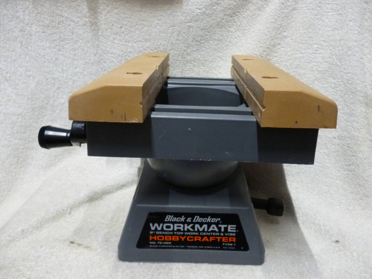 ◇中古 Black&Decker WORKMATE ホビークラフター 小型 ホビー クラフト バイス 卓上 万力 ミニ クランプ 検索 アクセサリー プラモデル DIY拍卖