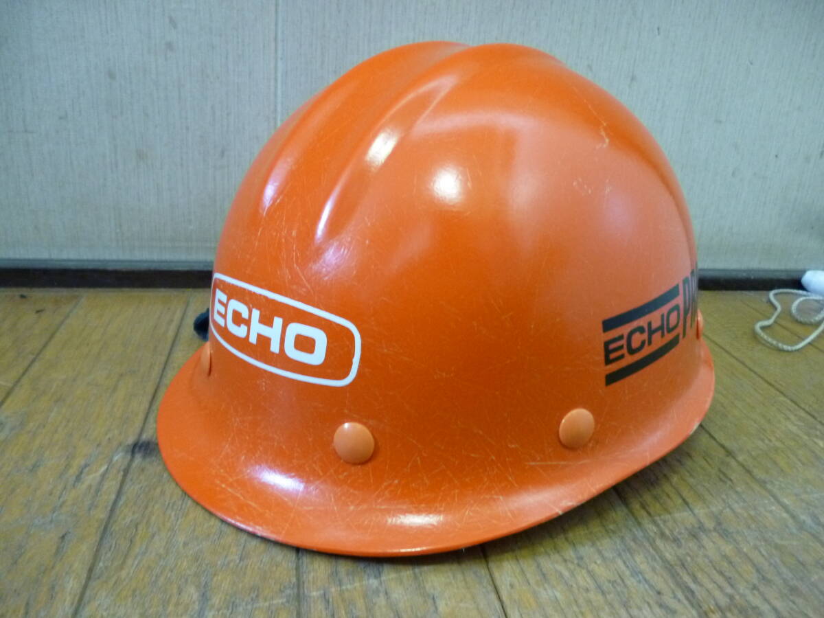 ◇希少 貴重 当時物 中古 共立エコー ECHO PRO 作業用 ヘルメット フリーサイズ FRP製 谷沢製作所 昭和レトロ 60年 当時物 検索 チェンソー拍卖