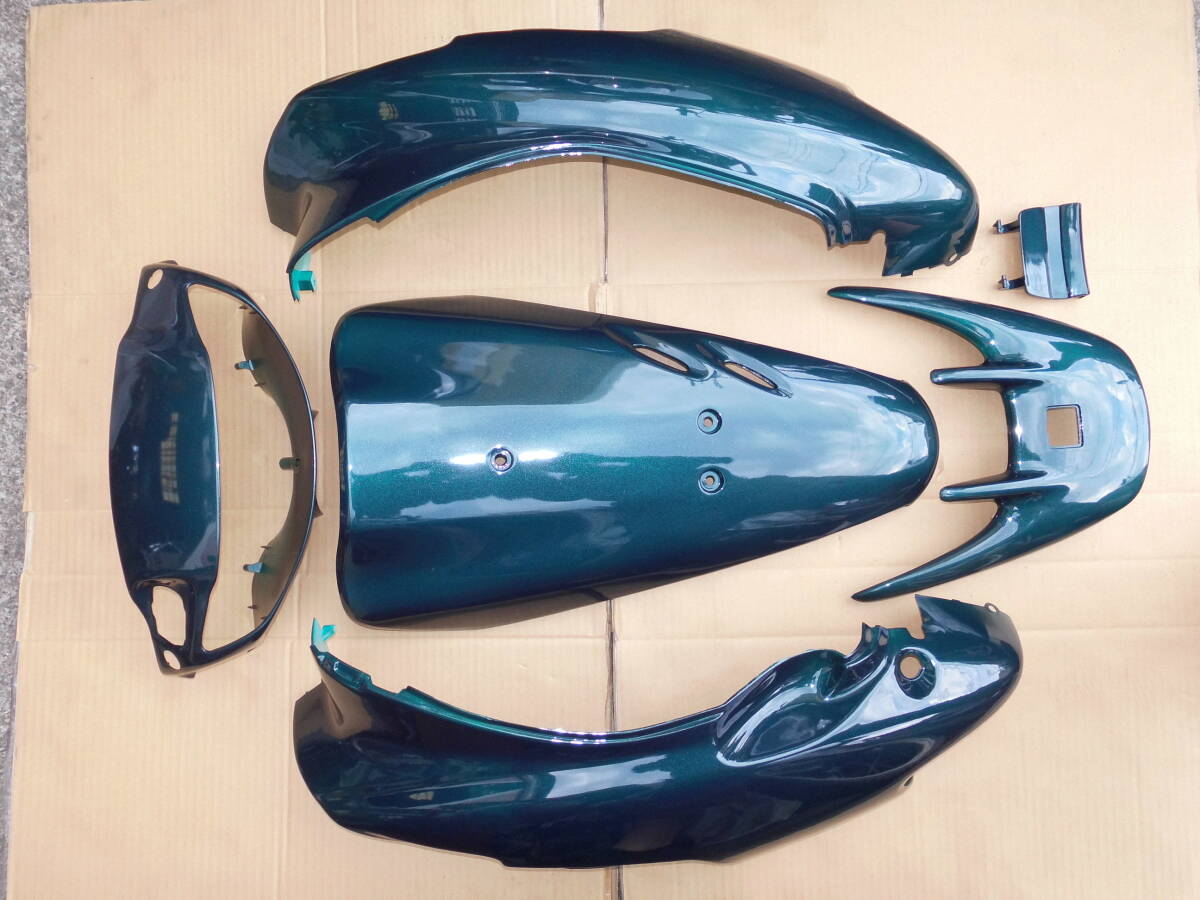 __★ライブDIO-ZX AF35-1型用★新品 外装 セット 緑★全7色有 高品質の台湾製★カウル カバー 一式★AF34 ディオG-142Mグリーンメタ拍卖