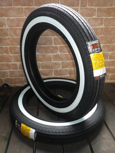 __★4.50-18ww E270★グッドイヤー レプリカ ビンテージ リボン タイヤ★120/90-18 130/80-18 TW200 TW225 FTR223 SL230 SRX セロー拍卖