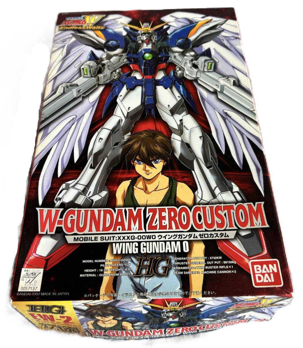 1/100 HG ウイングガンダム ゼロカスタム WING GUNDAM 0 XXXG-00W0 内袋未開封 未組立品 新機動戦記ガンダムW Endless Waltz拍卖