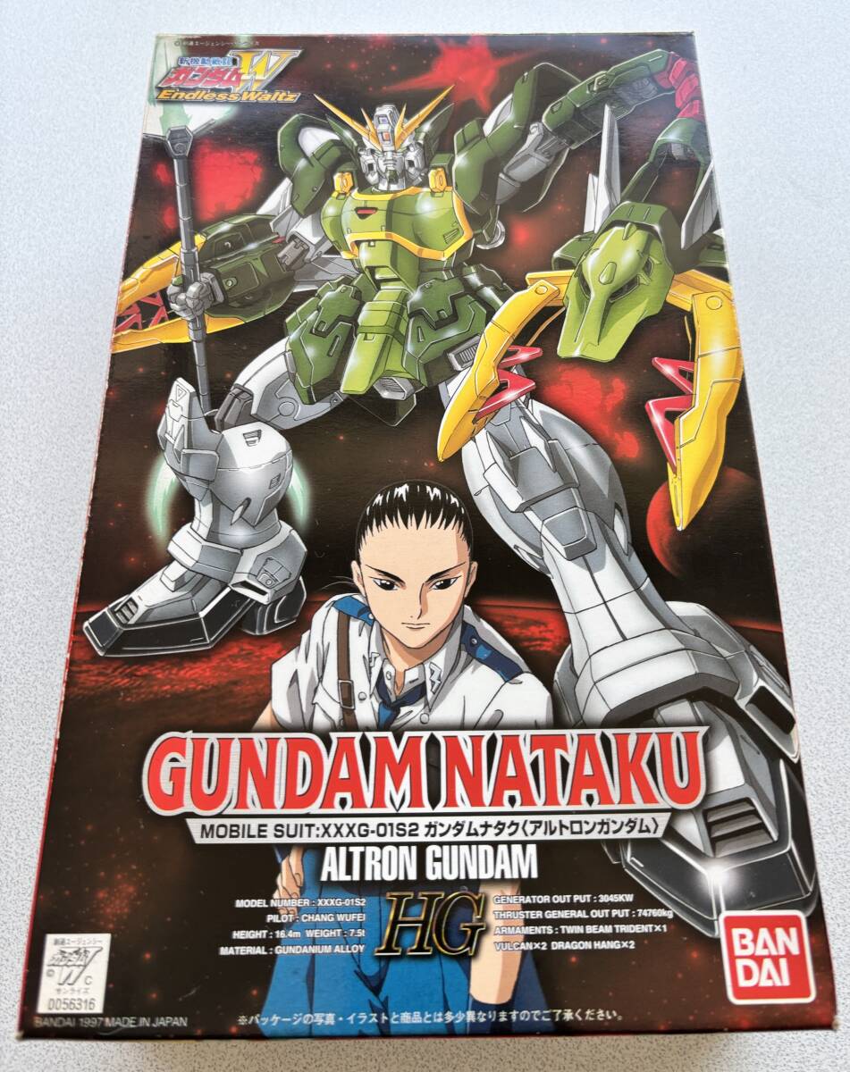 HG 1/100 ガンダムナタク XXXG-01S2 内袋未開封 未組立品 新機動戦記ガンダムW Endless Waltz拍卖