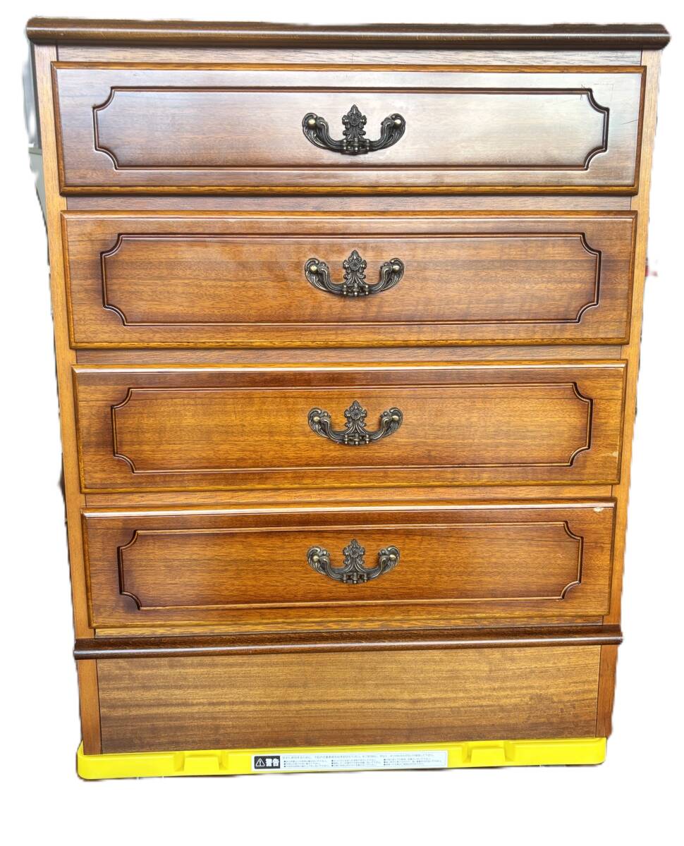 Karimoku カリモク コロニアル ローチェスト アンティーク 直接お引き取りOK拍卖