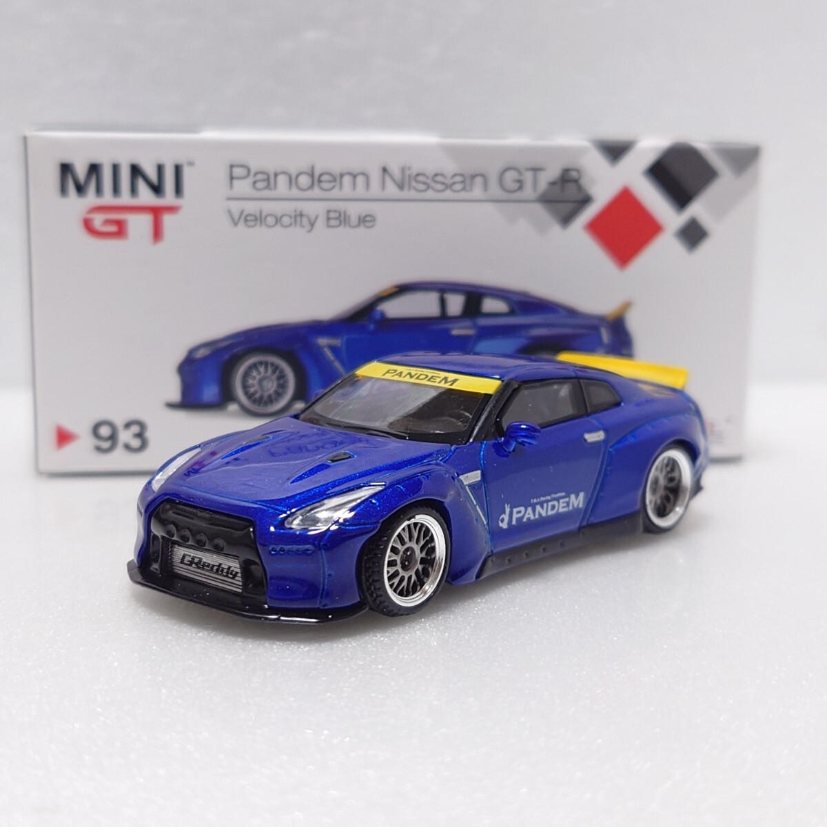 MINIGT 1/64 パンデム 日産 GT-R R35 ダックテール ヴェロシティブルー TSM MINI GT MGT00093-L Pandem Velocity Blue Duck Tail拍卖