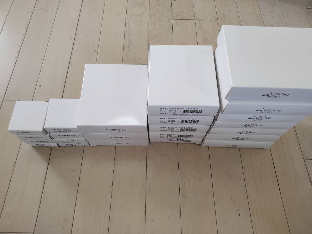 IBM 5577-G02 カセットリボン/サブリボン カセット15個/サブ8個拍卖