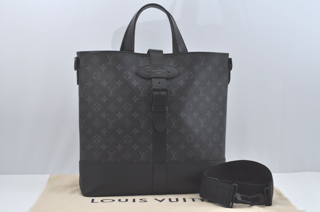 ルイヴィトン モノグラム・エクリプス Louis Vuitton ソミュール トート拍卖