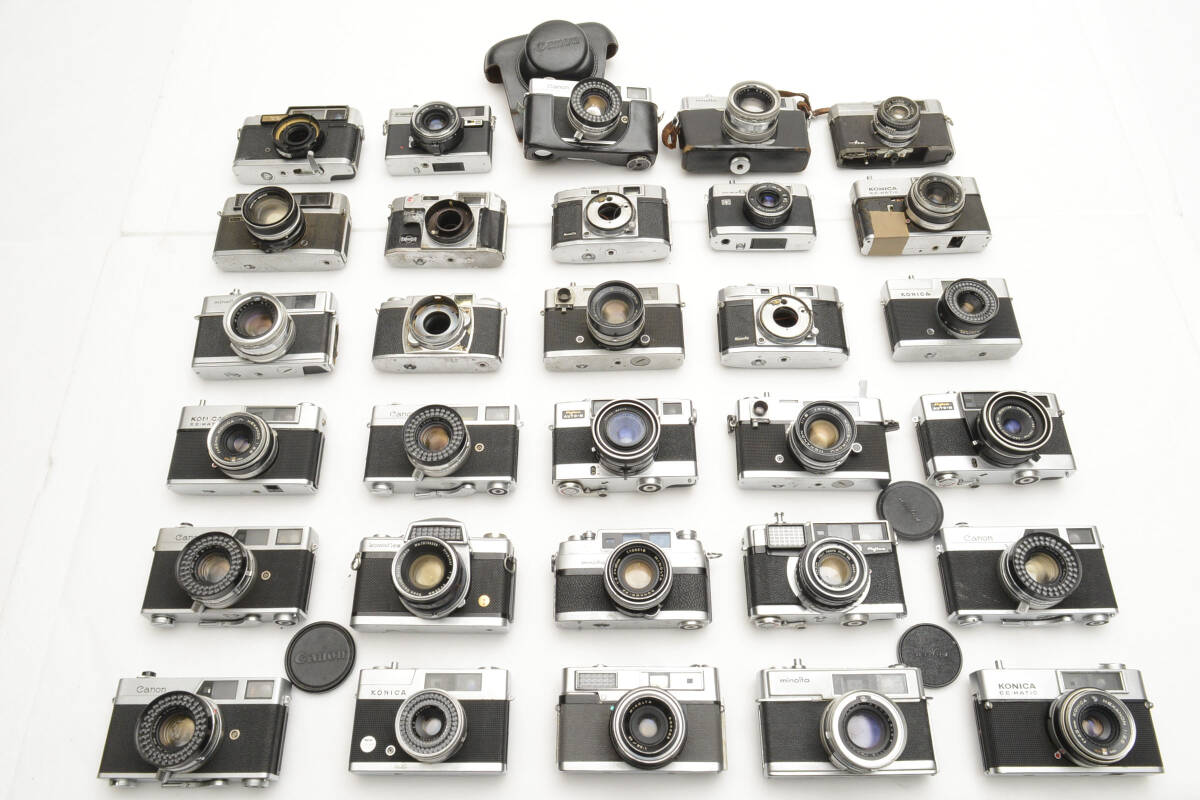 ★30個まとめ★ メーカーいろいろ レンジファインダー カメラ 大量 ジャンク 訳あり 現状 動作未確認 M236#83231#0拍卖