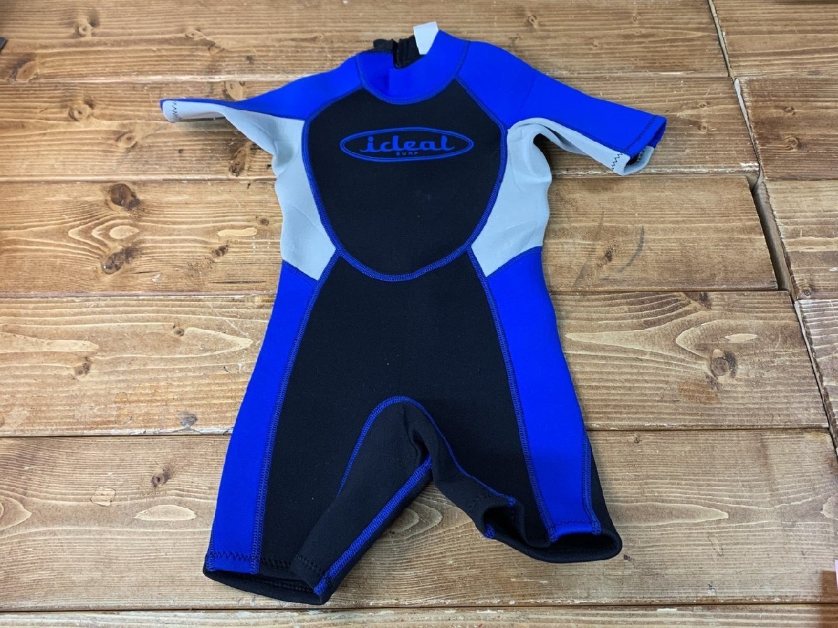【JP-5258】ideal ウエットスーツ スプリング ジュニア キッズ 子供 ベビー サイズ4 同梱可【千円市場】拍卖