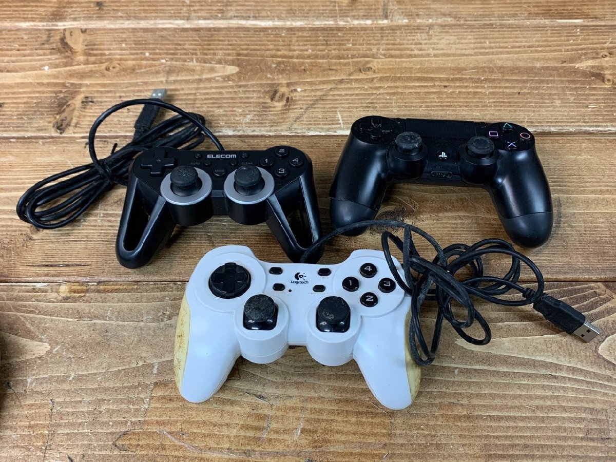 【WB-1286】SONY PS4 コントローラー CUH-ZCT1J ELECOM エレコム ゲームパッド JC-U3312SBK 他 セット まとめ 同梱可【千円市場】拍卖