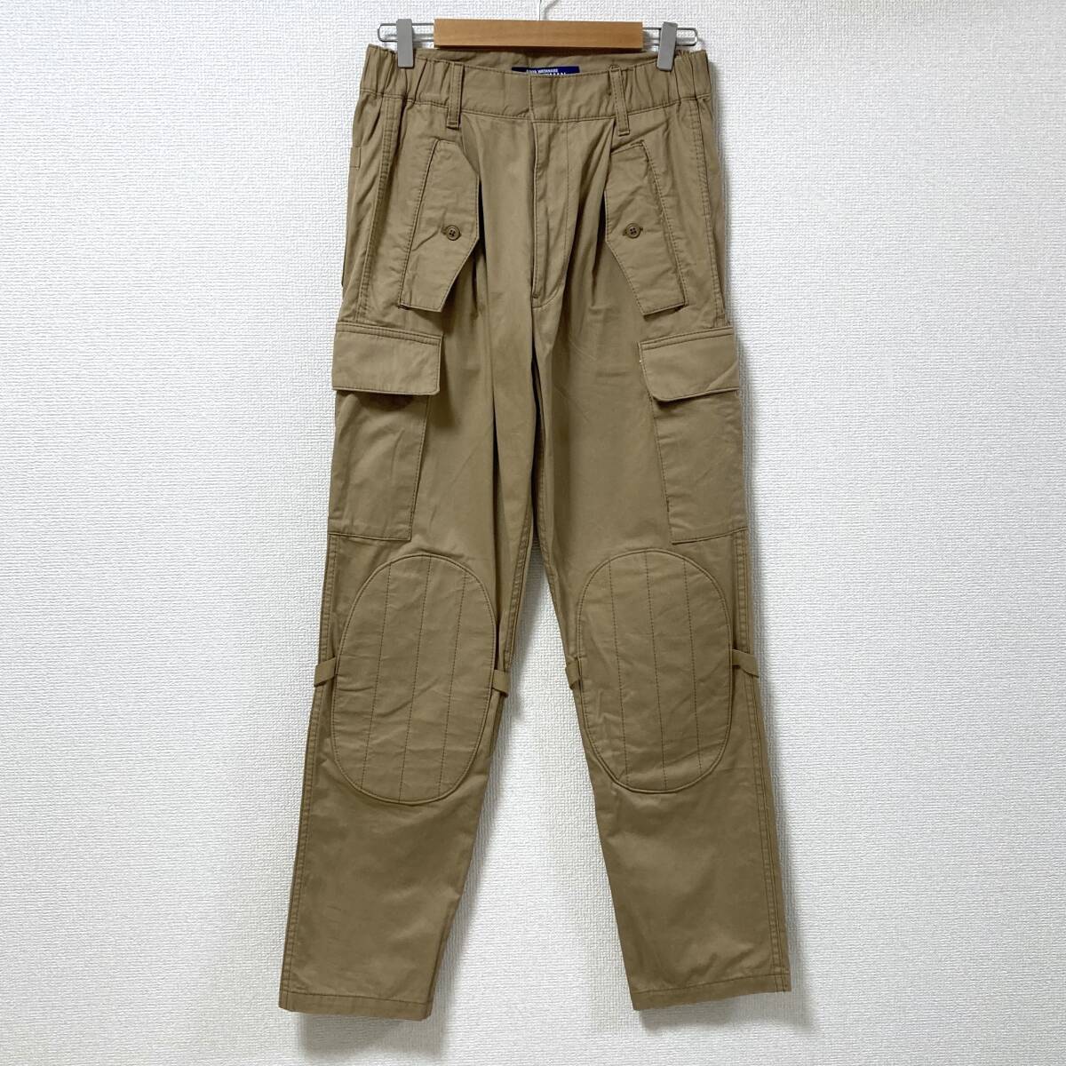 AD2003 JUNYA WATANABE MAN 膝パッチ パラシュート カーゴパンツ ベージュ Sサイズ ジュンヤワタナベマン VINTAGE archive 5070168拍卖