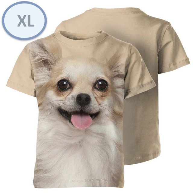 ドッグ 半袖 Tシャツ 【n-233-B】 チワワ XLサイズ 犬 イヌ いぬ拍卖