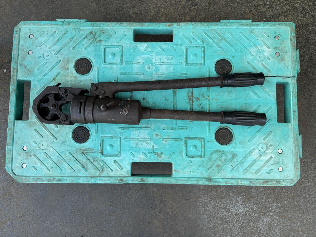 【ジャンク】CACTUS カクタス 手動油圧式圧着工具 S-90A拍卖
