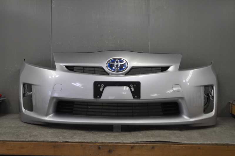 プリウス L 前期 (ZVW30) フロントバンパー Fバンパー 1F7 銀 52119-47080-B0 s020603J拍卖