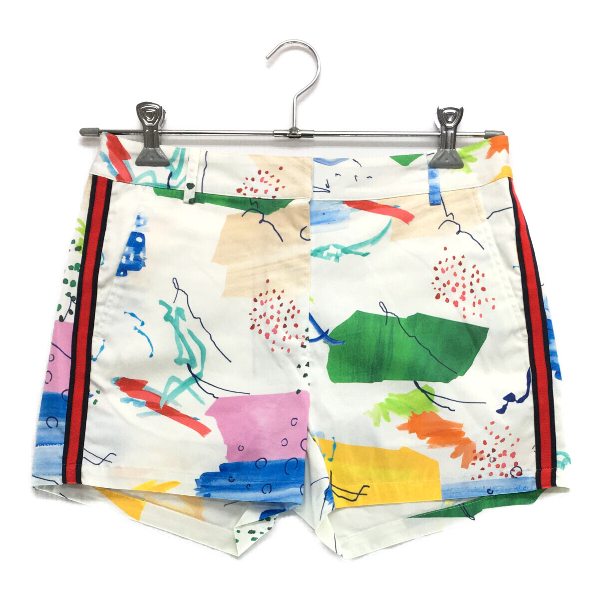 coco 未使用品【SALE】アルチビオ archivio レディース ショートパンツ 40(L) 白系 総柄 レターパックプラス発送可 114854拍卖