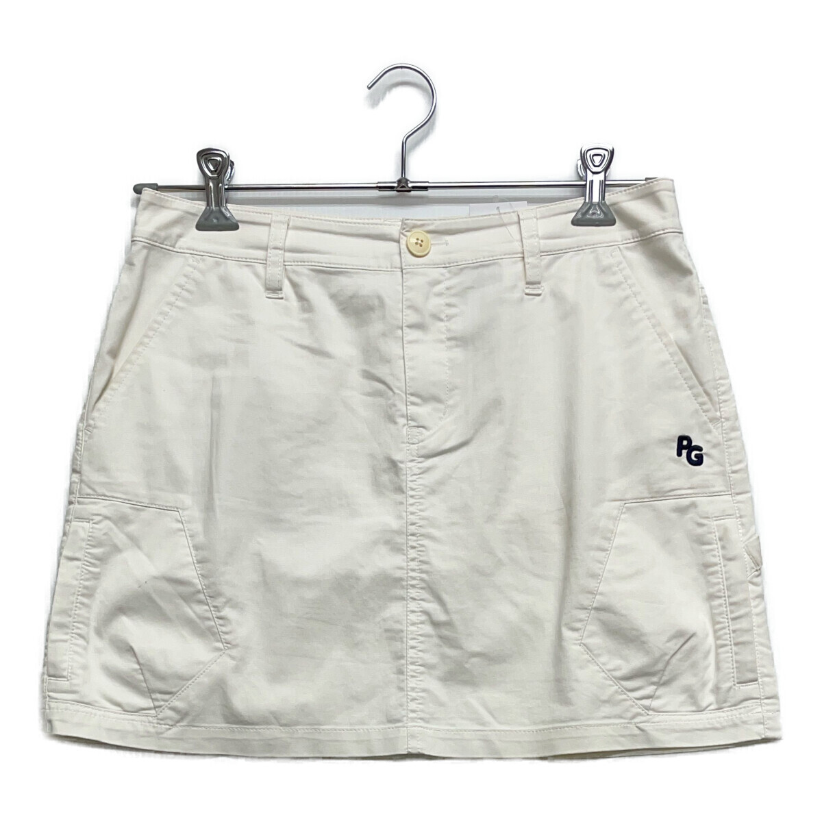 coco 中古【SALE】パーリーゲイツ PEARLY GATES レディース スカート 2(L) 白 ホワイト 春夏 レターパックプラス発送可 99197拍卖