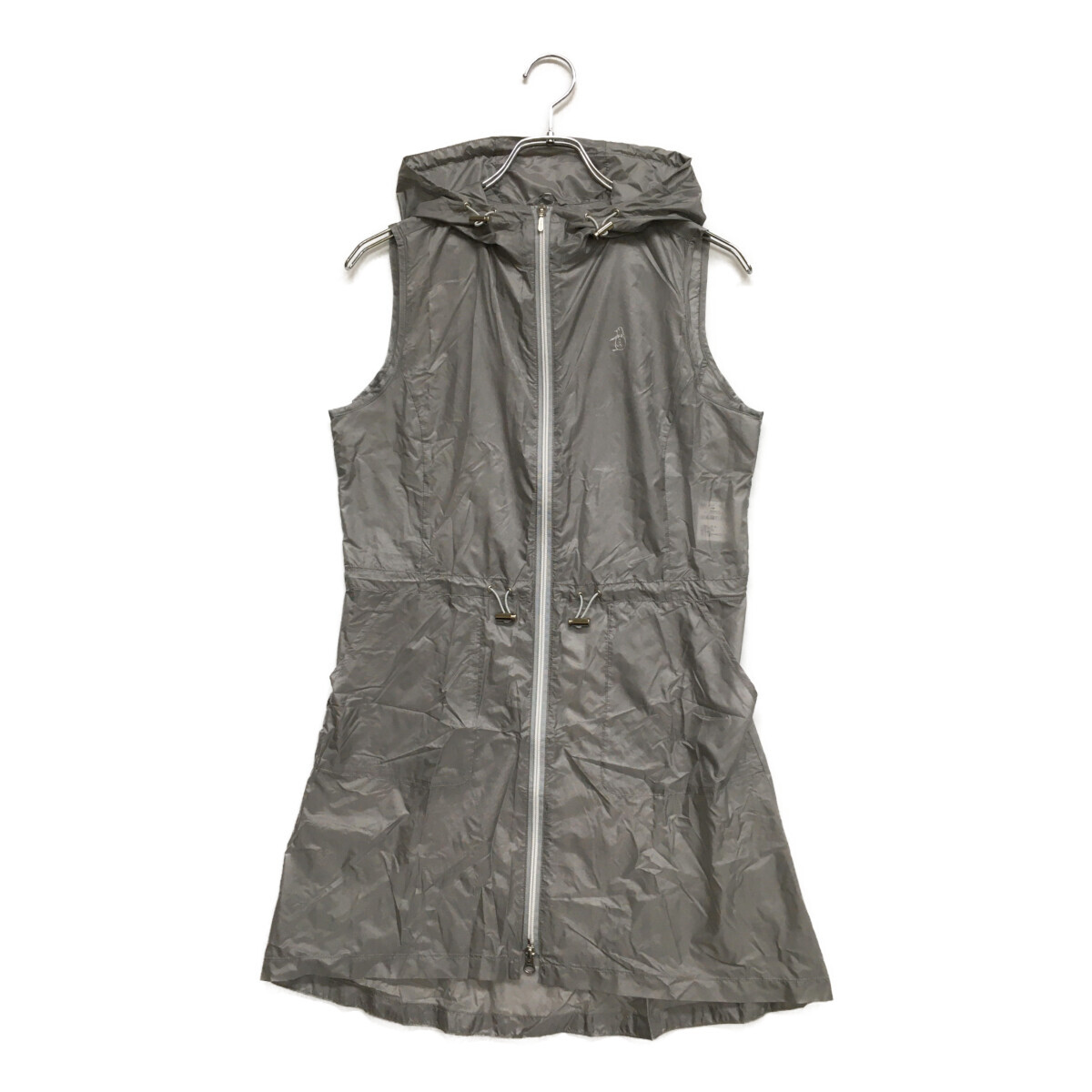 coco 未使用品【値下げ】 マンシングウェア Munsing wear レディース ワンピース M グレー フード付 レターパックプラス発送可 119117拍卖