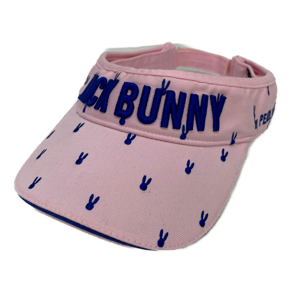 coco 中古【値下げ】 ジャックバニー Jack Bunny!! サンバイザー ピンク うさぎ柄 うさぎドット レターパックプラス発送可 K015471拍卖