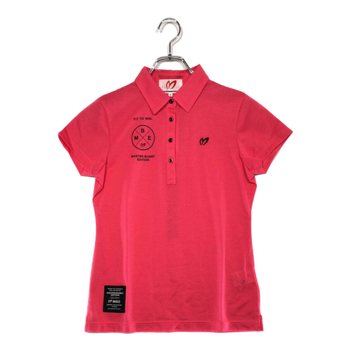 coco 未使用品【値下げ】 マスターバニーエディション MASTER BUNNY レディース 半袖ポロシャツ 0(S) ピンク ネコパケ発送可 101792拍卖