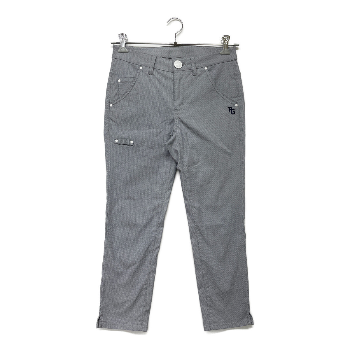 coco 中古【値下げ】パーリーゲイツPEARLYGATES レディース パンツ 0(S) グレー ストレッチ アンクル丈 レターパックプラス発送可K018060拍卖