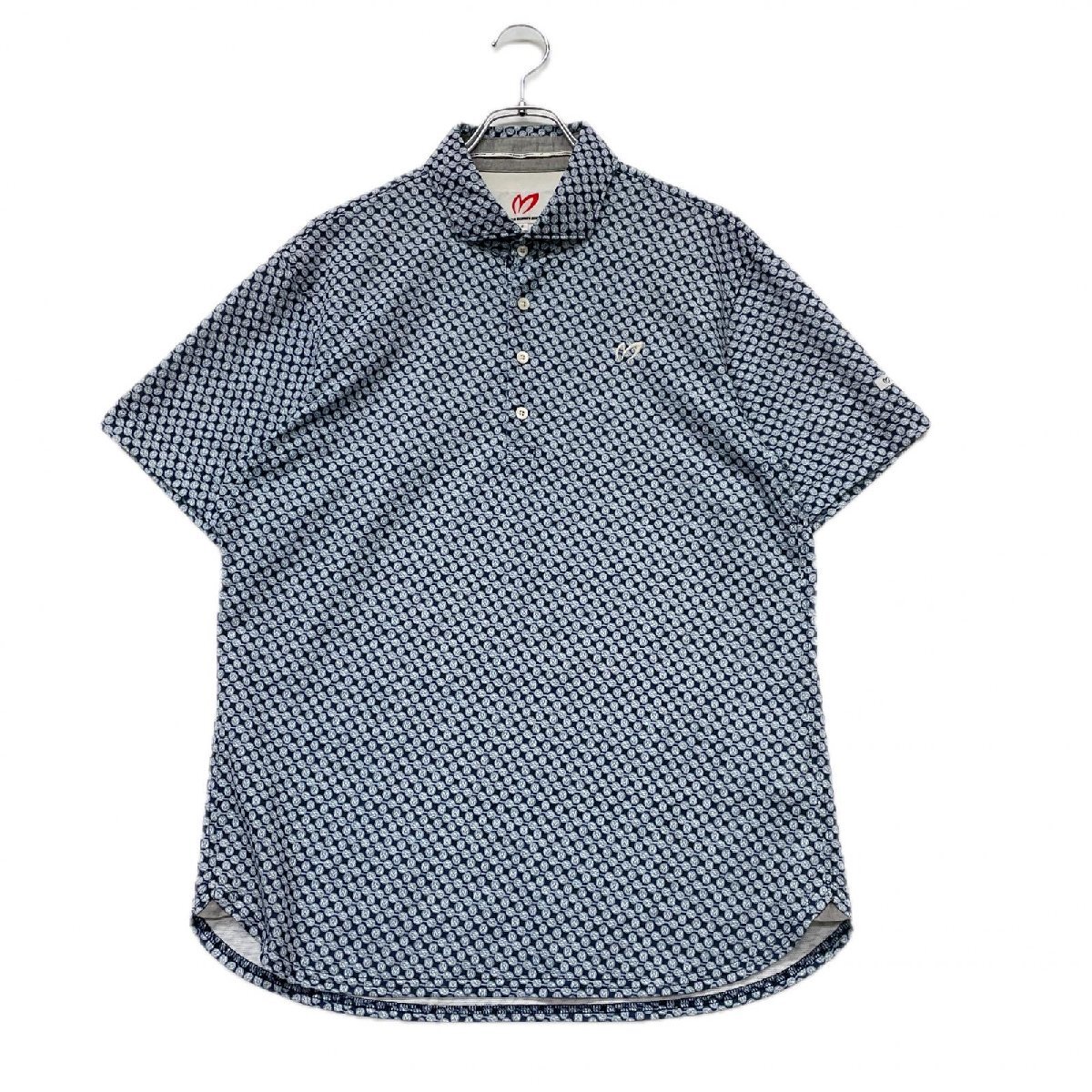 coco 中古 マスターバニーエディション MASTER BUNNY EDITION メンズ 半袖ポロシャツ 6(LL) ネイビー 紺 レターパックプラス発送可 K4382拍卖