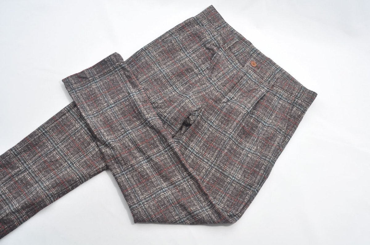 coco 中古【値下げ】 マスターバニーエディション メンズ パンツ 4(M) 茶色 裏起毛 チェック レターパックプラス発送可 73358拍卖