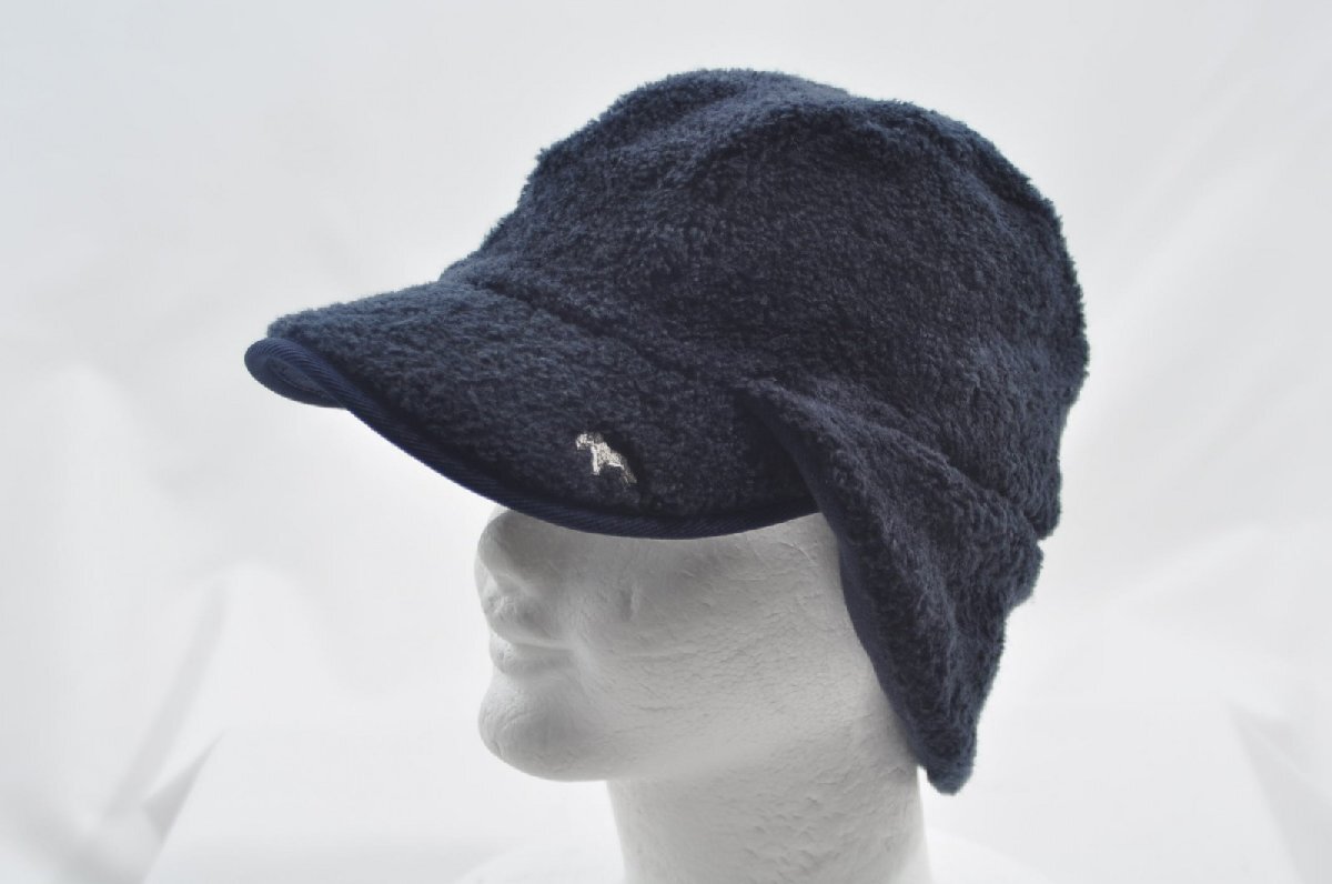 coco 中古【値下げ】 ヒールクリーク HEAL CREEK キャップ フリー ネイビー 紺 ボア レディース レターパックプラス発送可 83729拍卖