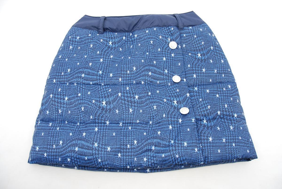 coco 未使用品【SALE】アンパスィ and per se レディース スカート M 青 紺 撥水 ダウン レターパックプラス発送可 59606拍卖