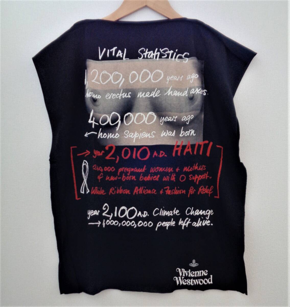 Vivienne Westwood 2010 チャリティ Tシャツ拍卖