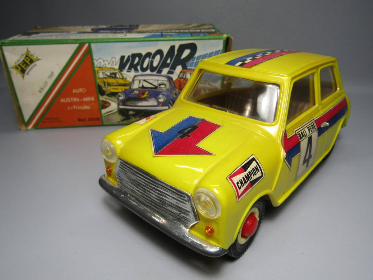 PEPE ミニクーパー AUSTIN MINI 当時物 ポルトガル MINICOOPER ペペ社 オースチン ミニ モーリス ローバー 昭和レトロ プラ製 GB 英国名車拍卖